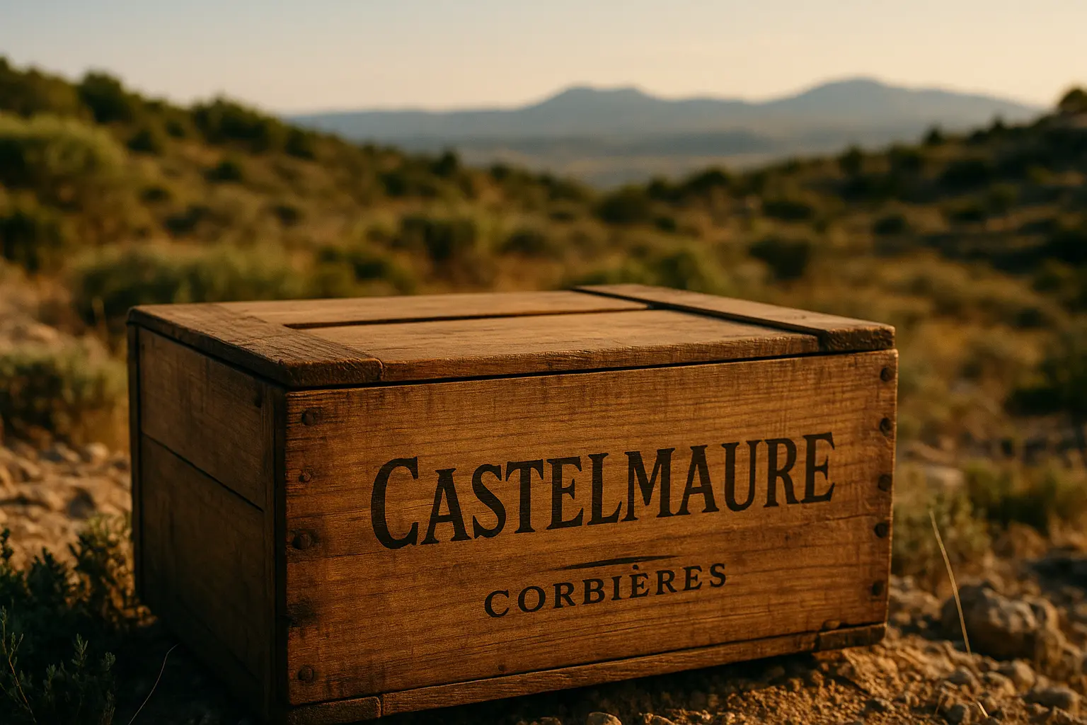<strong>Cave de Castelmaure, vignes</strong> sous le soleil