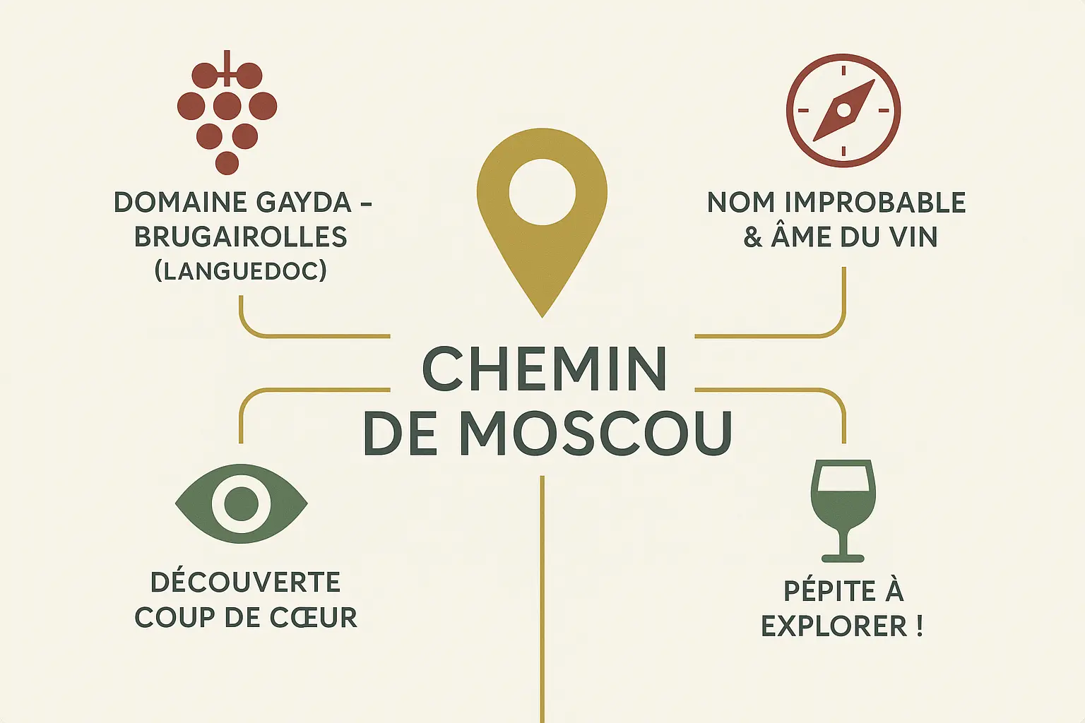 Chemin de Moscou du Domaine Gayda