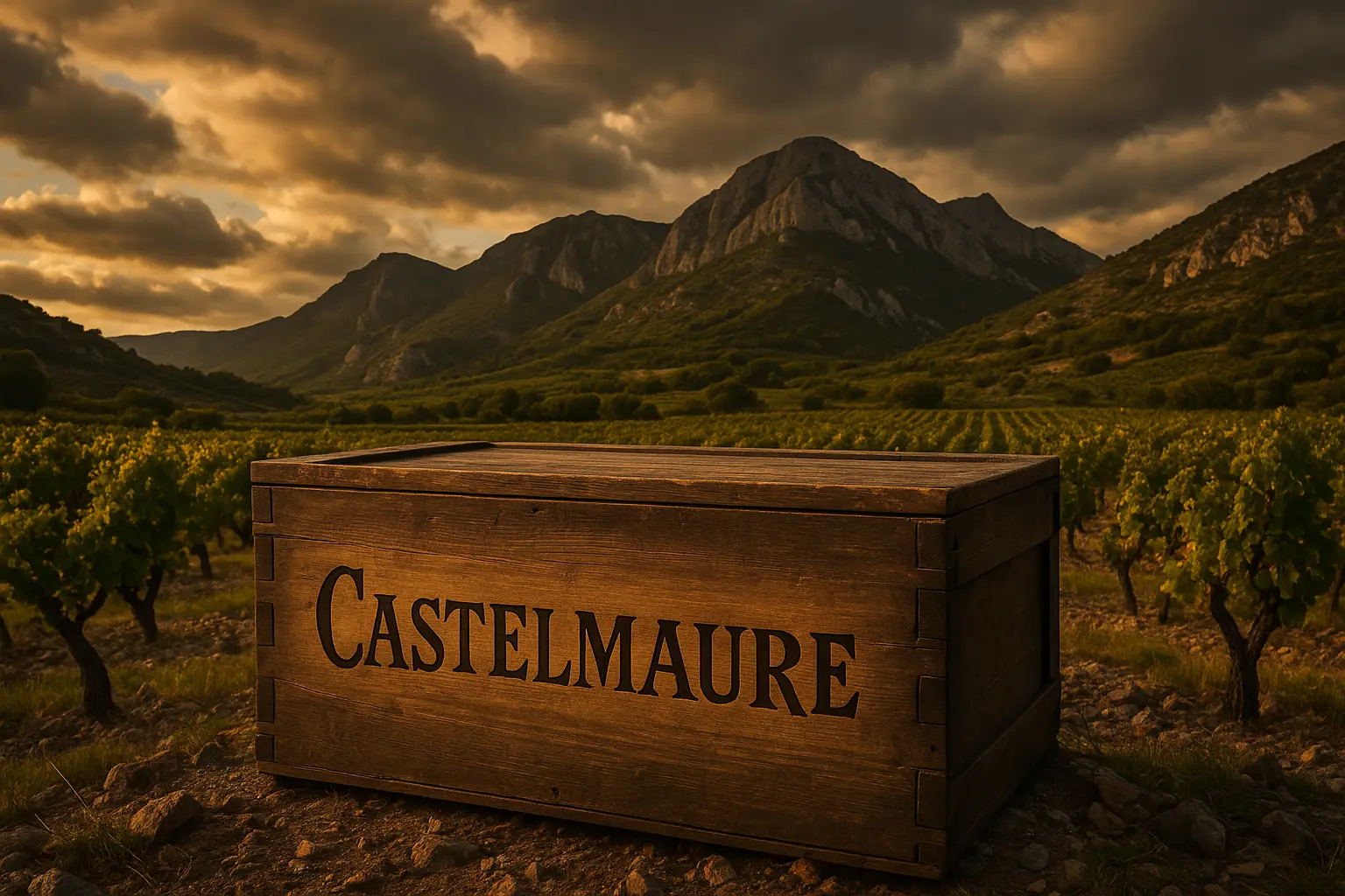 Vignes de la Cave de Castelmaure dans les Corbières